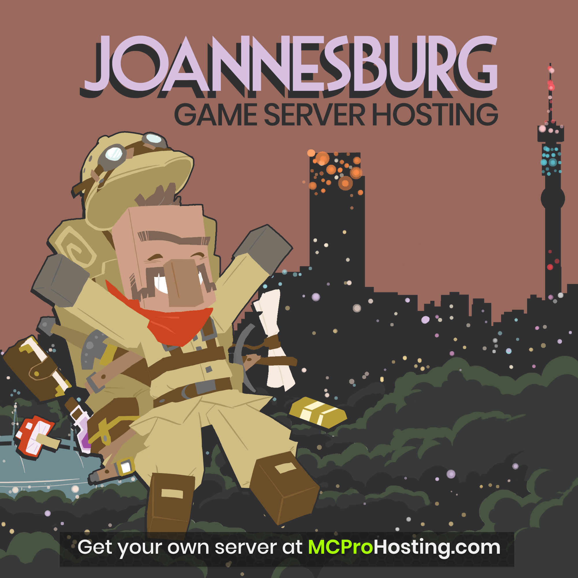 Server hosting in Johannesburg, South Africa is now available!