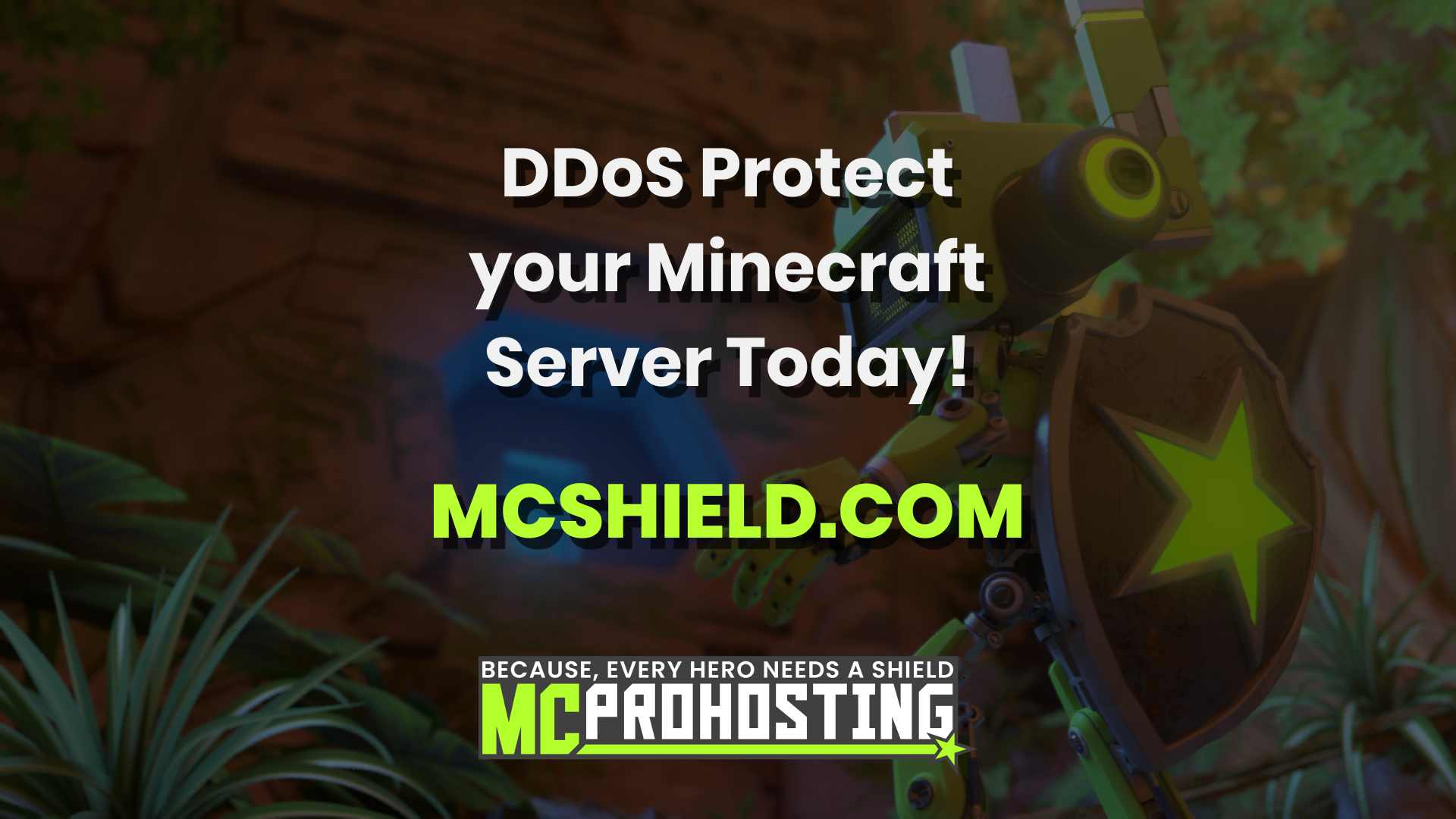 Introducing MCShield.com - DDoS Protection for all Minecraft Servers!